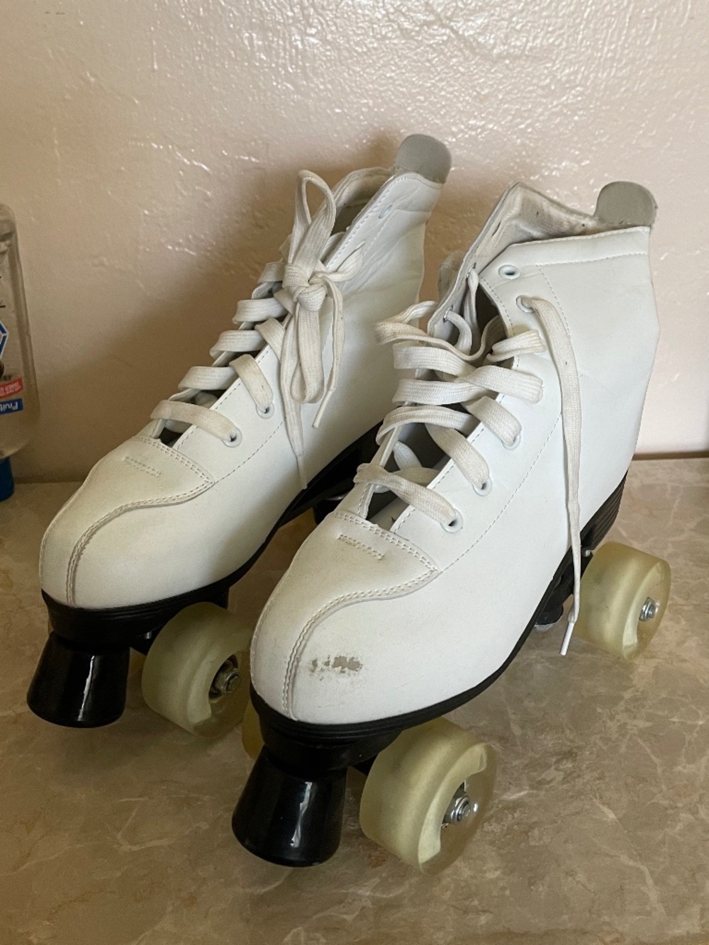 Accepting offers! White quad roller skates
